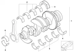 BMW ANA YATAK N40-42-43-45-46 SET