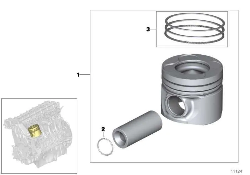 BMW PİSTON M47 D20 84,00