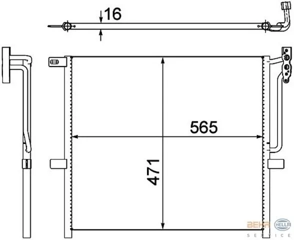 KLİMA RADYATÖRÜ E-83
