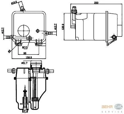 BMW SOĞUTMA TANKI E53 4.4 4.8