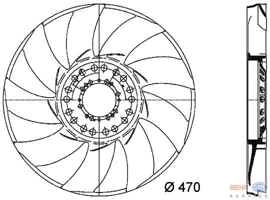 PERVANE E 53/65 9 KANAT VOGUE 3.0 D(CFW24000P)