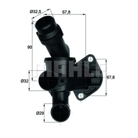 VW TERMOSTAT A4-A6 2.0 TFSİ 06D121111G