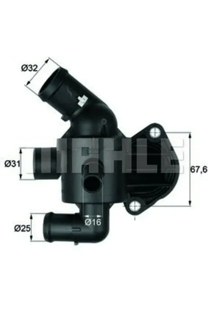 VW TERMOSTAT CADDY-PASSAT CAYC-CAYD 1.6 TDI 03L121111S